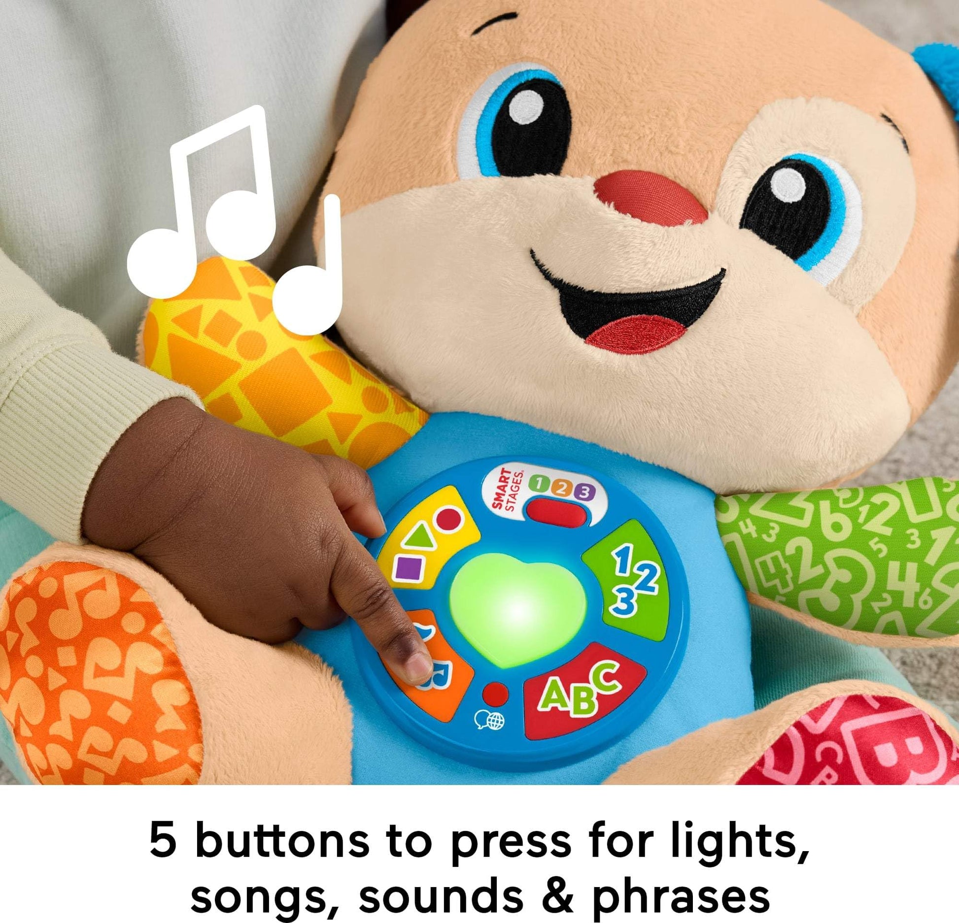 Fisher-Price Chiot Musical Laugh & Learn — 4 Langues | 6 Mois à 3 Ans - LumeraKids