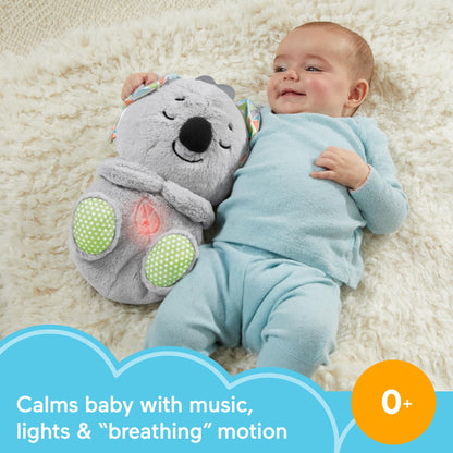 Fisher-Price Loutre Apaisante avec Mouvements Respiratoires — Machine à Sons, Lumières & Musique Douce pour Nouveau-Nés