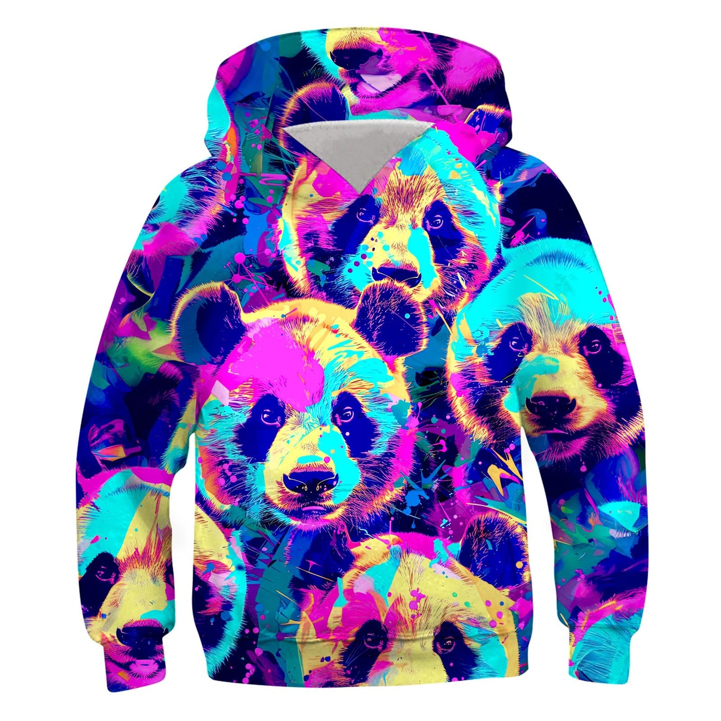 Idgreatim Hoodie 3D Graphique Enfant — Imprimé Animaux & Motifs, 88% Polyester | 6-16 Ans
