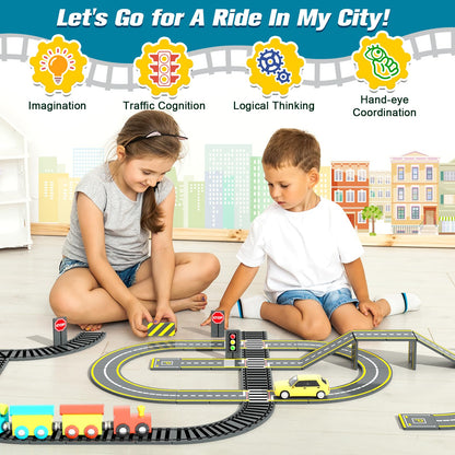 Soyee Tuiles Magnétiques STEM Montessori | Jeu de Construction 3D Enfants 3 ans+