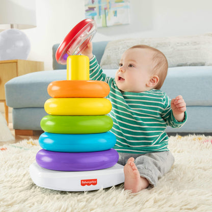 Fisher-Price Rock-a-Stack — Anneaux À Empiler, Base Culbuto | Dès 6 Mois