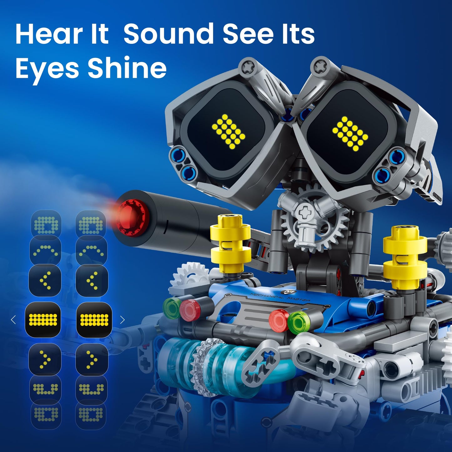 Sillbird Robot STEM 5-en-1 télécommandé – 435 pièces, LED et sons (8-14 ans) - LumeraKids