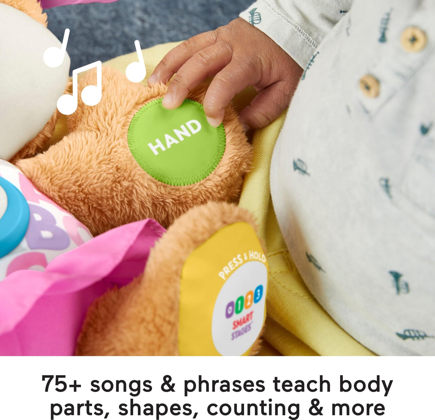 Fisher-Price Chiot Musical Laugh & Learn — 4 Langues | 6 Mois à 3 Ans - LumeraKids
