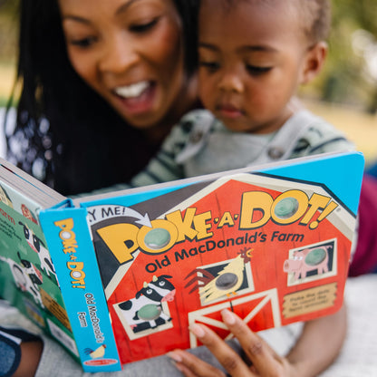 Melissa & Doug Poke-a-Dot – La Ferme du Vieux MacDonald | Livre Interactif Enfants 3 ans+