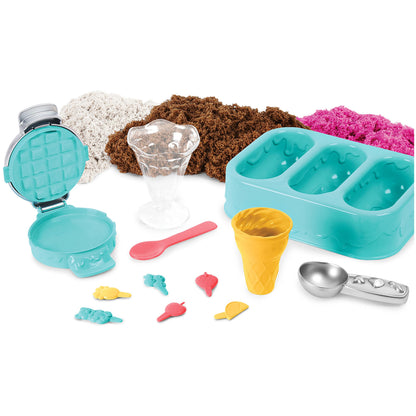Kinetic Sand – Salon de glaces parfumé | Sable sensoriel pour enfants dès 3 ans