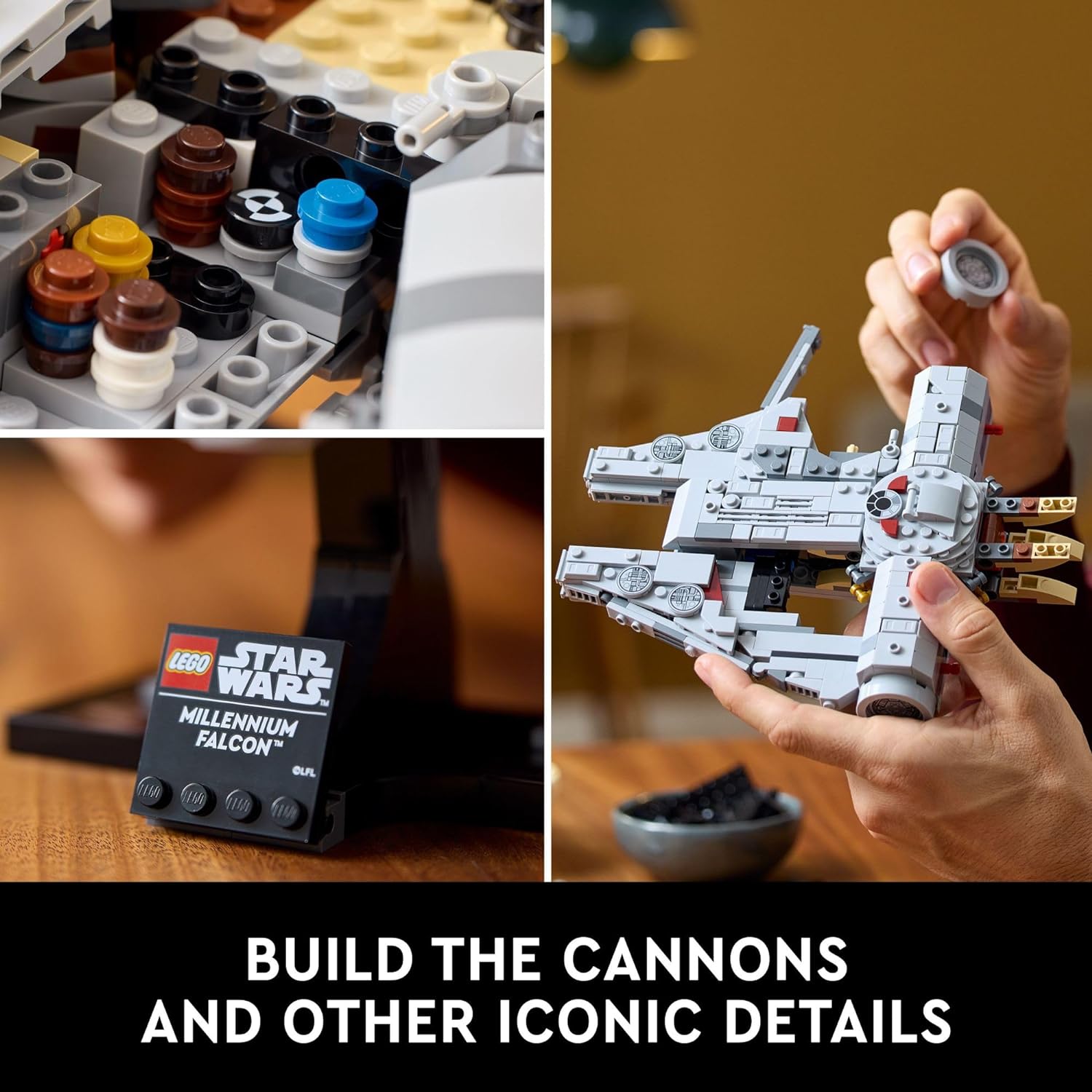 LEGO Star Wars – Faucon Millenium (75375) | 25e anniversaire – Maquette collector pour adultes - LumeraKids