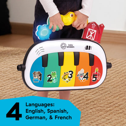 Baby Einstein Tapis d'Éveil 4-en-1 Kickin' Tunes — Piano, Musique & Langues | 0-36 Mois