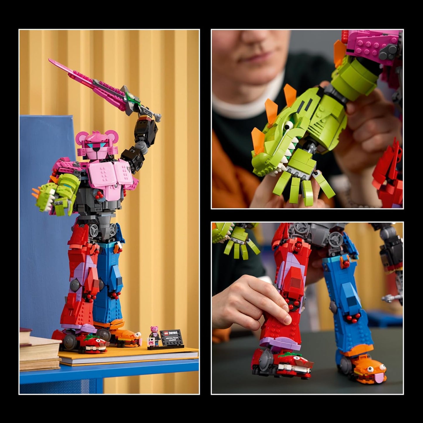 LEGO Fortnite Mecha Team Leader – Figurine de Collection 2503 Pièces (77078) - LumeraKids