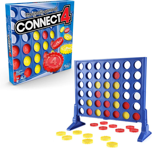 Hasbro Connect 4 Grille Classique — Jeu de Stratégie 4 à la Suite, 2 Joueurs | Dès 6 Ans