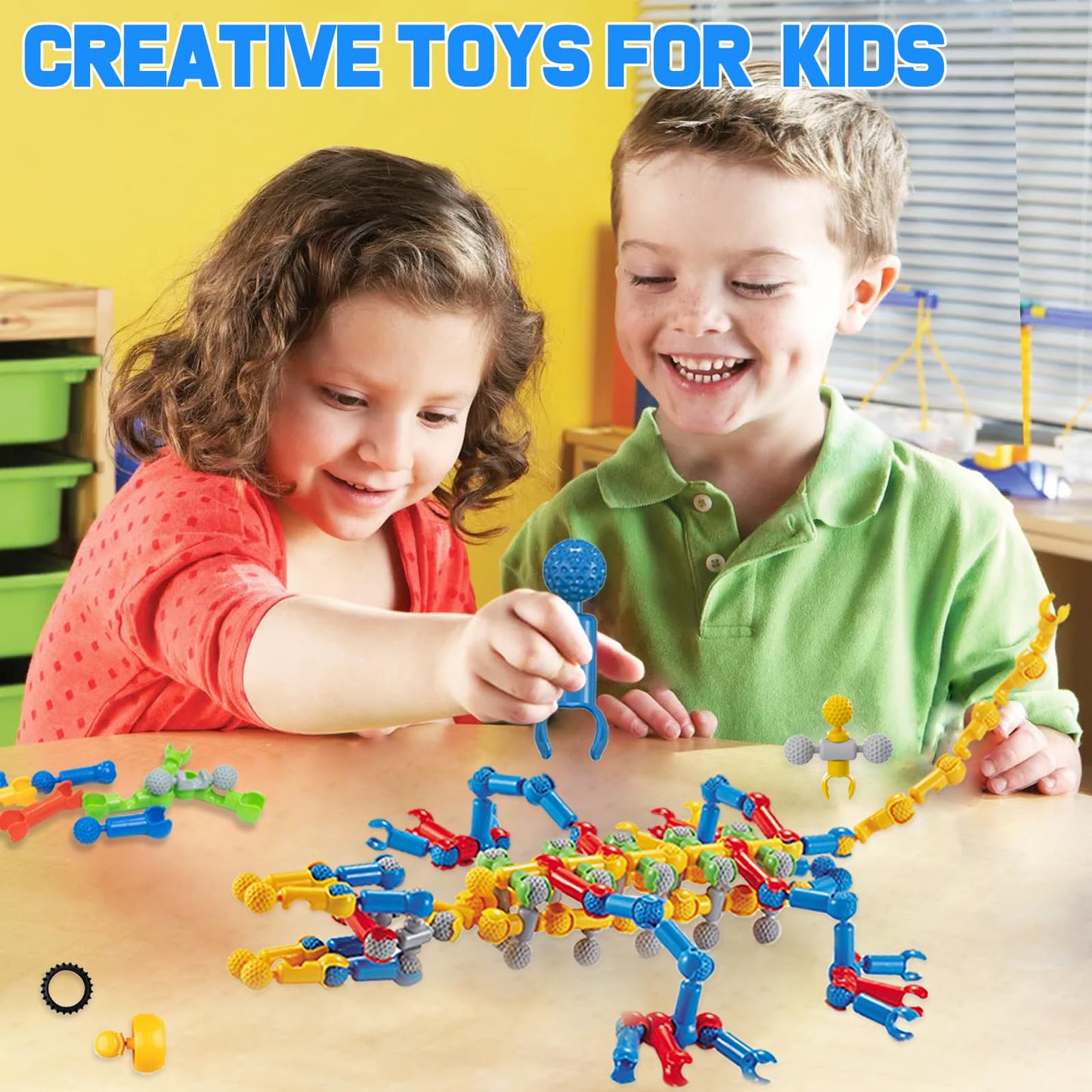 Blocs de Construction Créatifs – 40+ Modèles | Dinosaure, Robot, Animal | STEM | Dès 4 ans