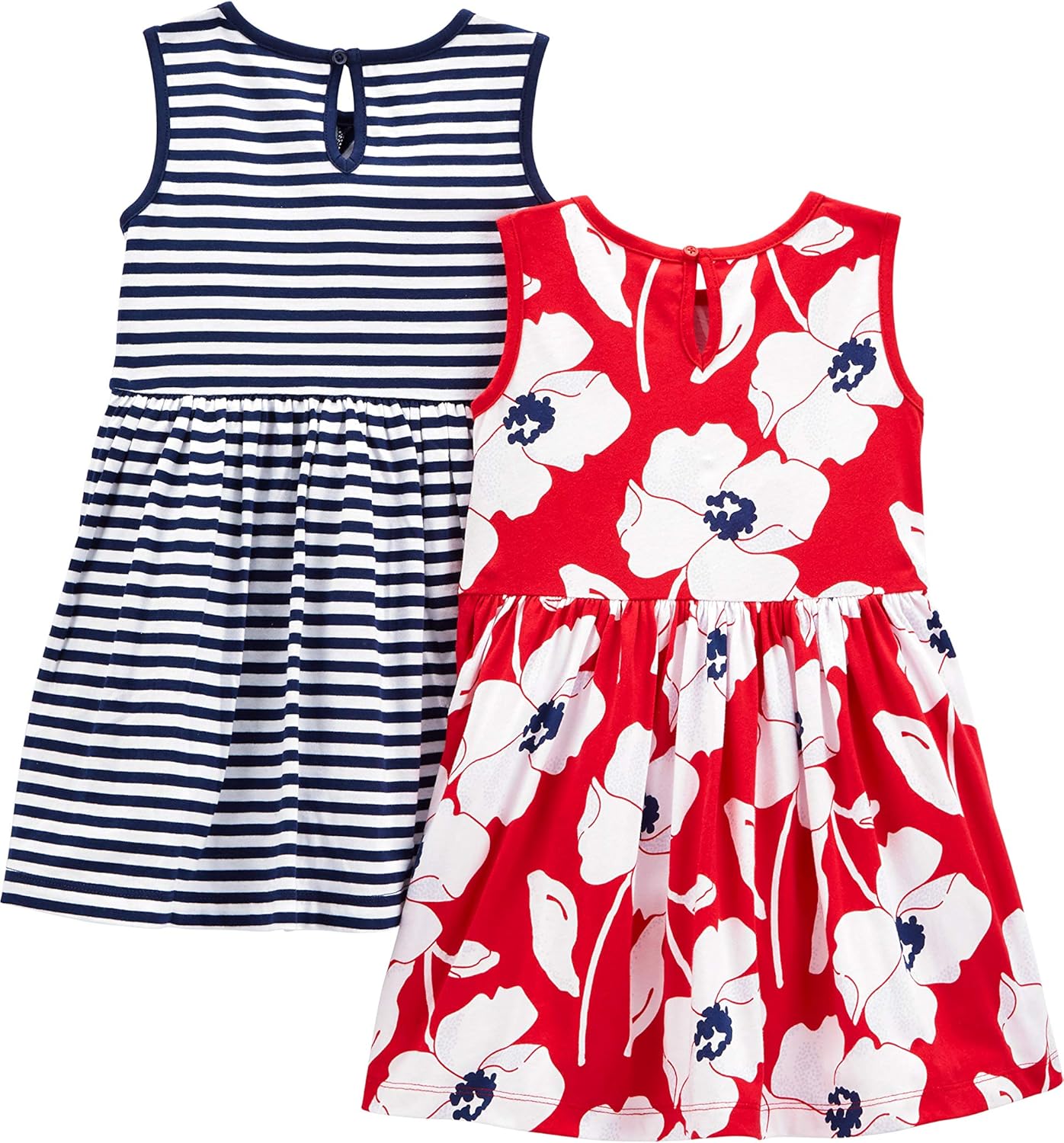 Lot de 2 Robes Filles – Simple Joys by Carter's | 100% Coton
