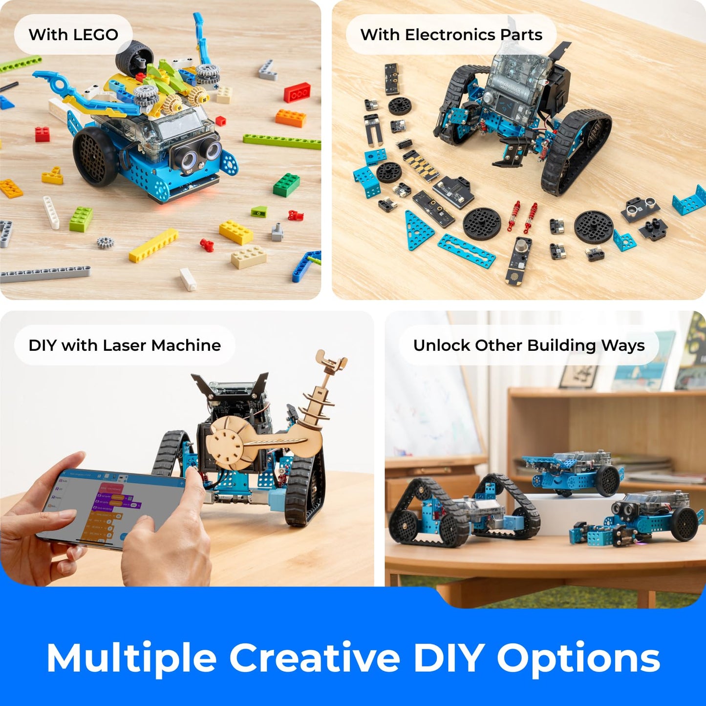 Makeblock mBot2 – Kit Robotique STEM | Robot Programmable pour Enfants 8-12 ans