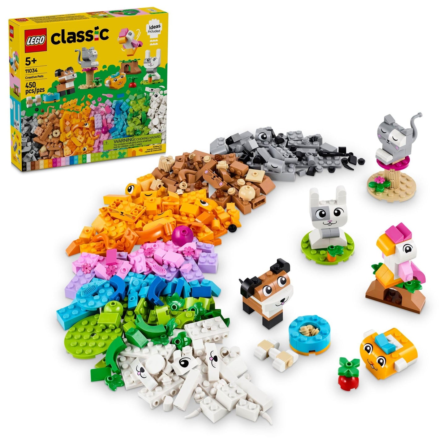 LEGO Classic – Boîte de Briques Créatives Moyenne (10696) | 484 pièces | Dès 4 ans - LumeraKids