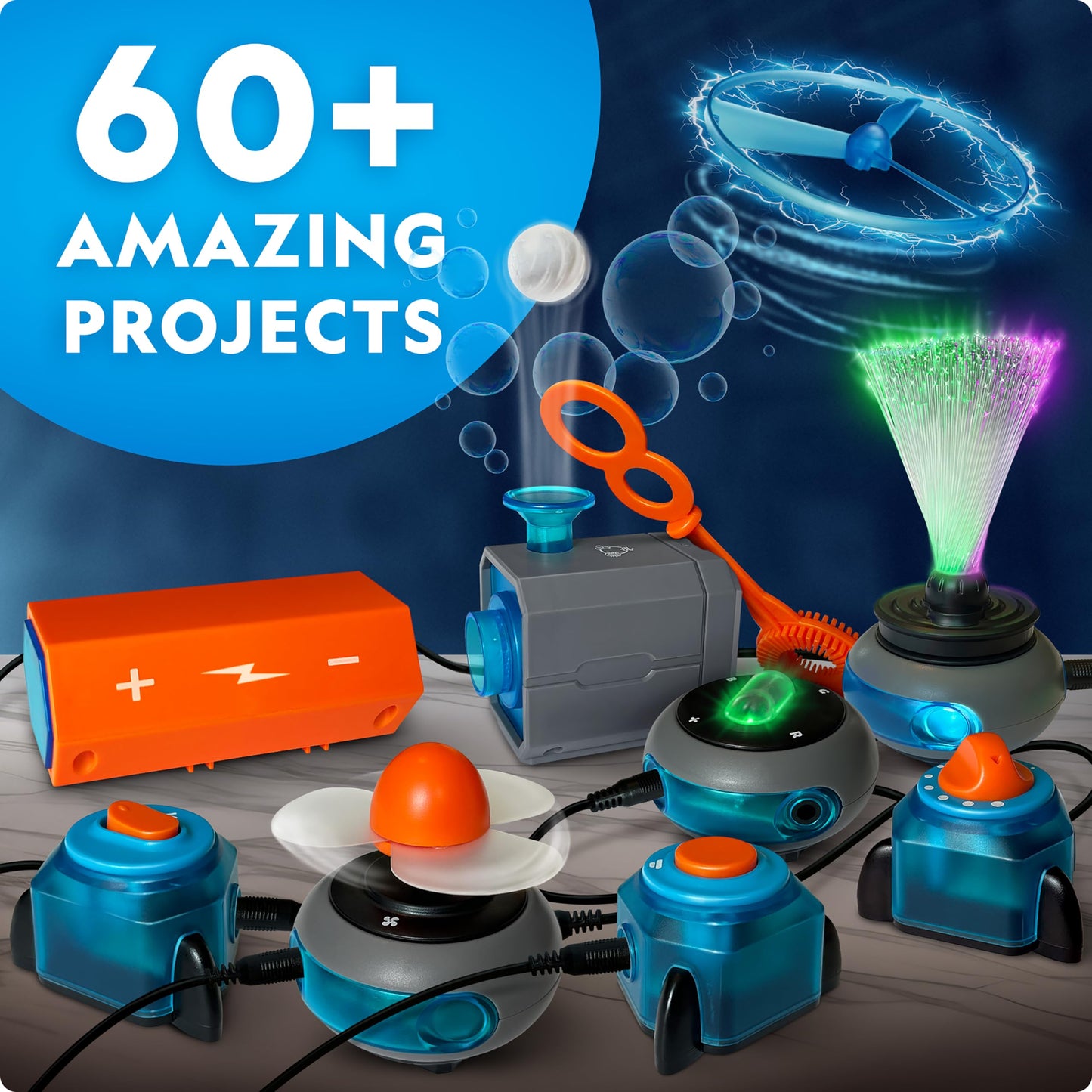 Kit de Circuits Électriques National Geographic — 60+ Projets STEM pour Enfants