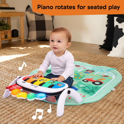 Baby Einstein Tapis d'Éveil 4-en-1 Kickin' Tunes — Piano, Musique & Langues | 0-36 Mois