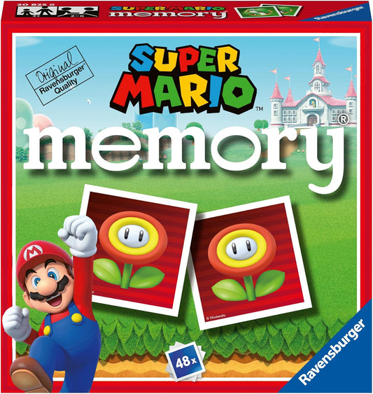 Ravensburger Jeu de Mémoire Super Mario — 48 Cartes, 2-6 Joueurs | Dès 3 Ans