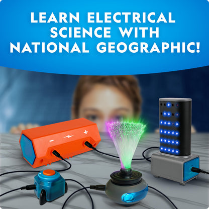 Kit de Circuits Électriques National Geographic — 60+ Projets STEM pour Enfants