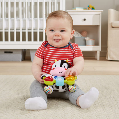 VTech Lil' Critters Vache Musicale — Perles, Boutons Lumineux & 30+ Chansons | 0-24 Mois