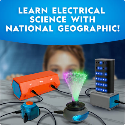 Kit de Circuits Électriques National Geographic — 60+ Projets STEM pour Enfants