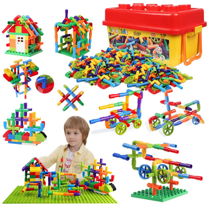 Plaques de Base Autocollantes pour Briques | Mur ou Table | Compatible grandes marques | Dès 3 ans - LumeraKids