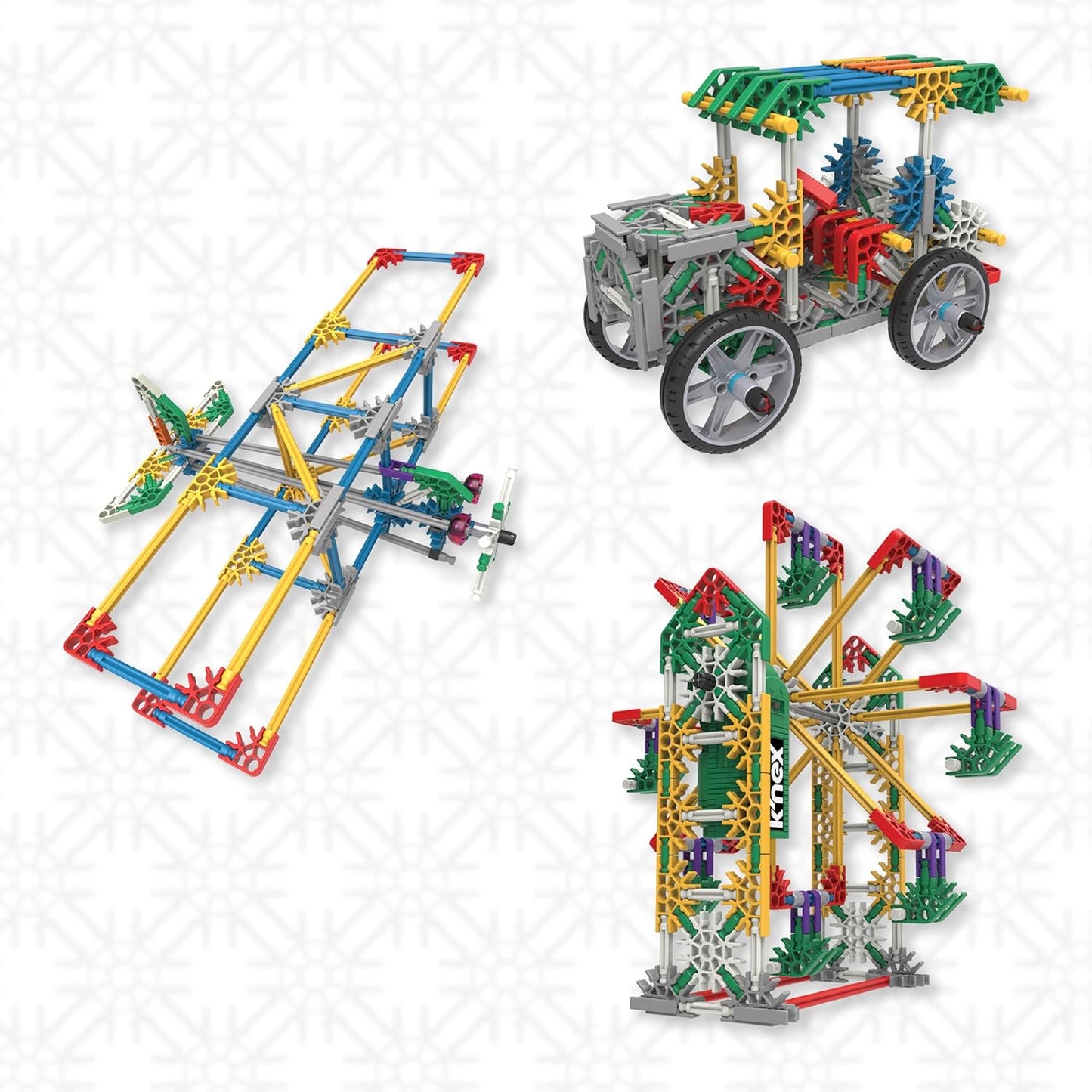 K'NEX – Ensemble de construction motorisé Power & Play | 529 pièces | STEM | Dès 7 ans