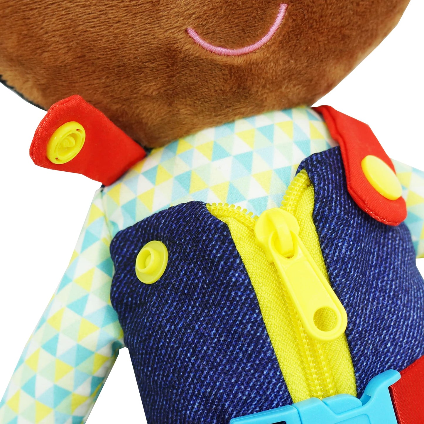 Poupée Éducative Dressy Friends – Prénom Personnalisable | Montessori Apprendre à S'habiller | Cadeau Filles & Garçons 2 ans+