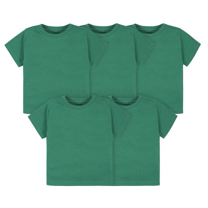 T-shirts Bébé Gerber — Lot de 5 | 100% Coton | 12 Mois à 5T