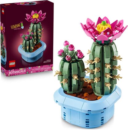 LEGO Botanicals – Cactus en Fleurs (11509) | 482 pièces | Décoration nature | Dès 9 ans - LumeraKids