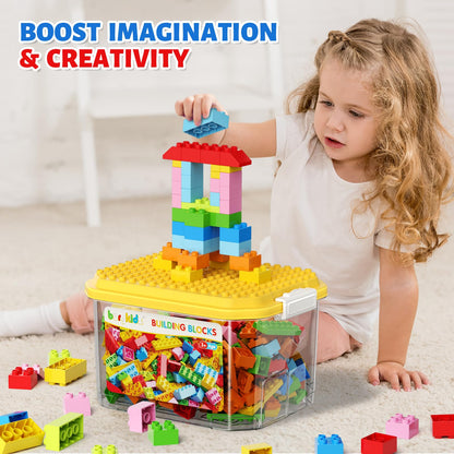 Plaques de Base Autocollantes pour Briques | Mur ou Table | Compatible grandes marques | Dès 3 ans - LumeraKids