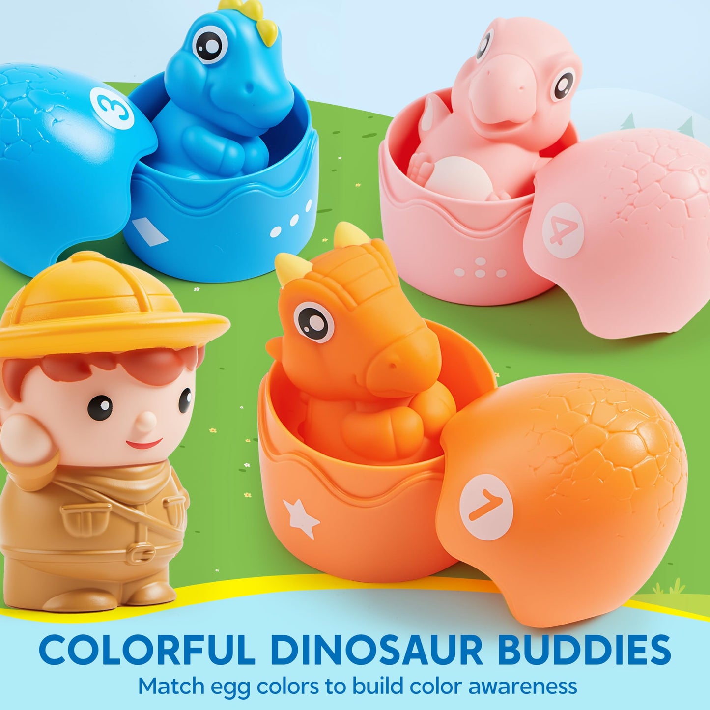 Train Éducatif Montessori pour Bébés 1-3 ans | Tri, Comptage & Animaux