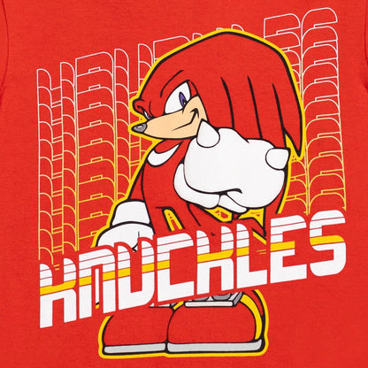 Lot de 3 T-Shirts Raglan Sonic the Hedgehog | 100% Coton | Licence Officielle SEGA | 2T à 18-20