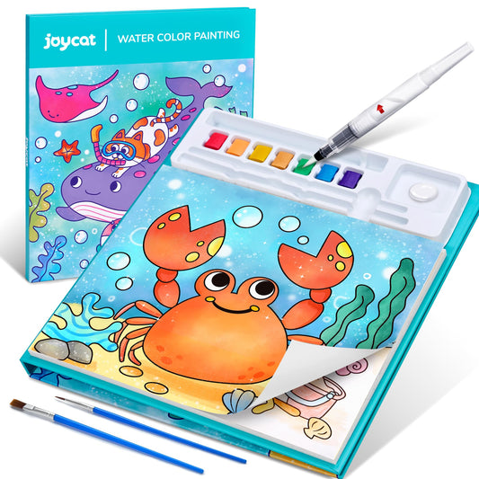 JoyCat – Livre de Coloriage à l'Eau pour Enfants | Kit Peinture Aquarelle 3-8 ans