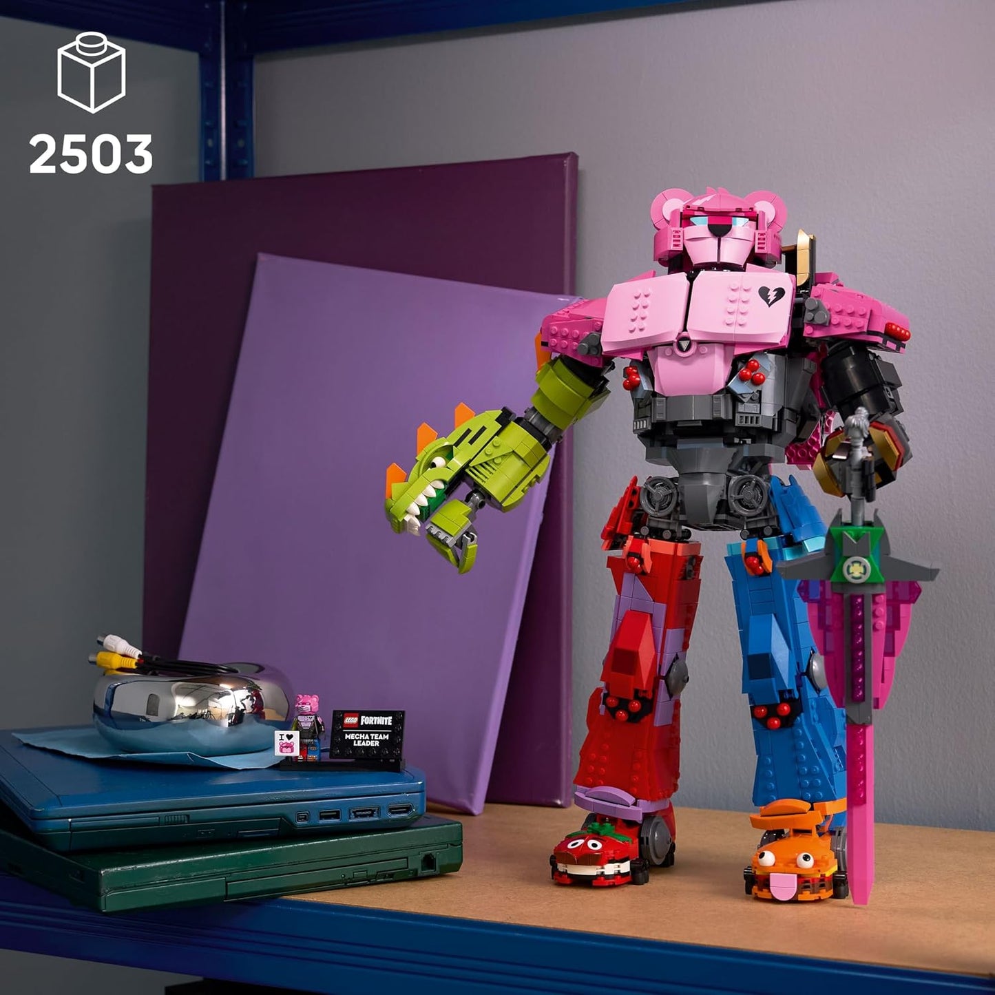 LEGO Fortnite Mecha Team Leader – Figurine de Collection 2503 Pièces (77078) - LumeraKids