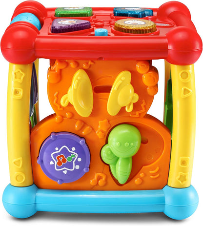 VTech Cube d'Activités Busy Learners — 5 Faces Interactives, Musique & Lumières | 6 Mois à 3 Ans
