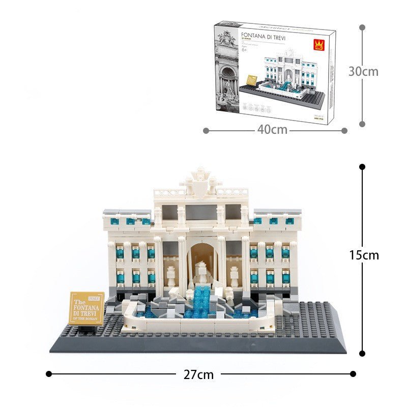 World Famous Architecture Street View Small Particle Assembling Building Blocks - 0 - LumeraKids
