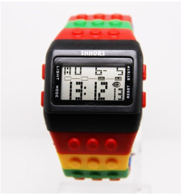 Building Block Design Digital Watch - 0 - LumeraKids