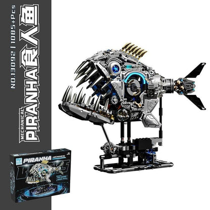 US And Electric Mechanical Lion And Whale Building Blocks That Also Double As Toys - 0 - LumeraKids