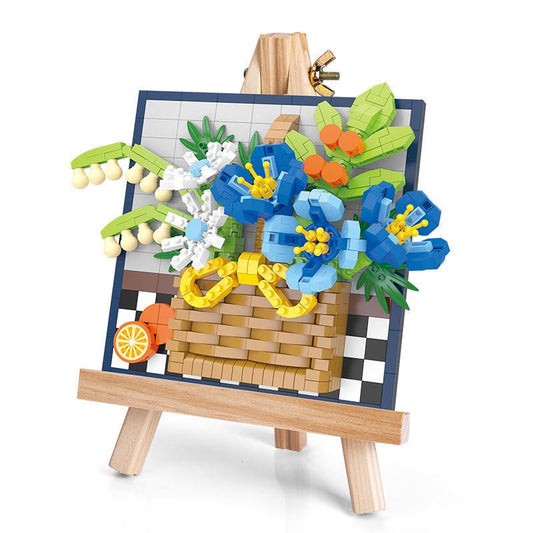 3D Of Small Particles Of Building Blocks Decorative Painting Ornaments - 0 - LumeraKids