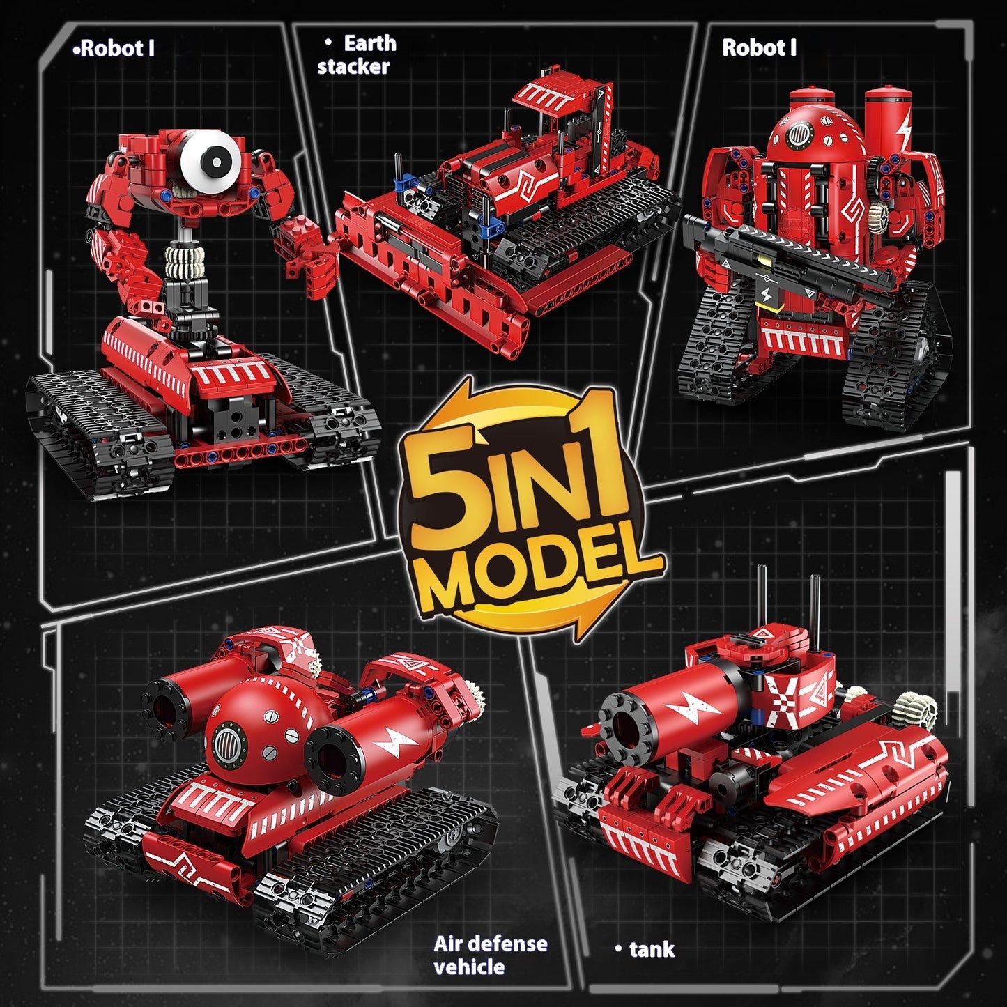 Programming Robot Electric Building Blocks Remote Control Car Toys - 0 - LumeraKids