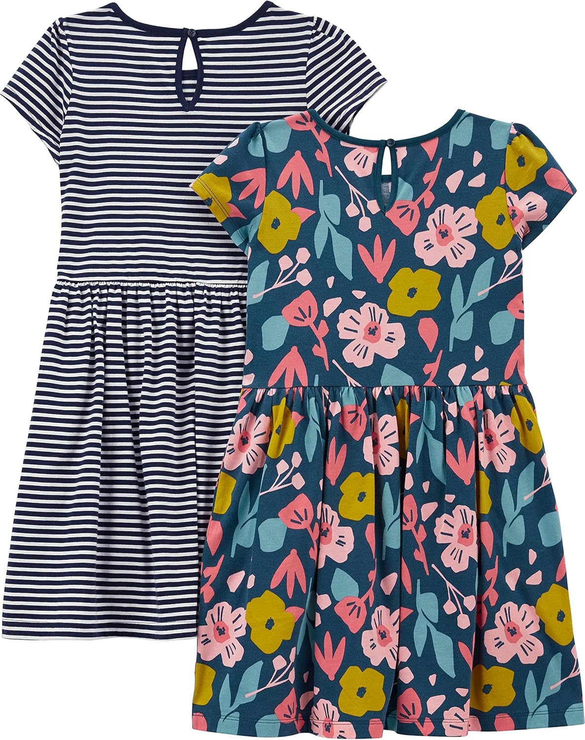 Lot de 2 Robes Filles – Simple Joys by Carter's | 100% Coton