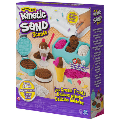 Kinetic Sand – Salon de glaces parfumé | Sable sensoriel pour enfants dès 3 ans