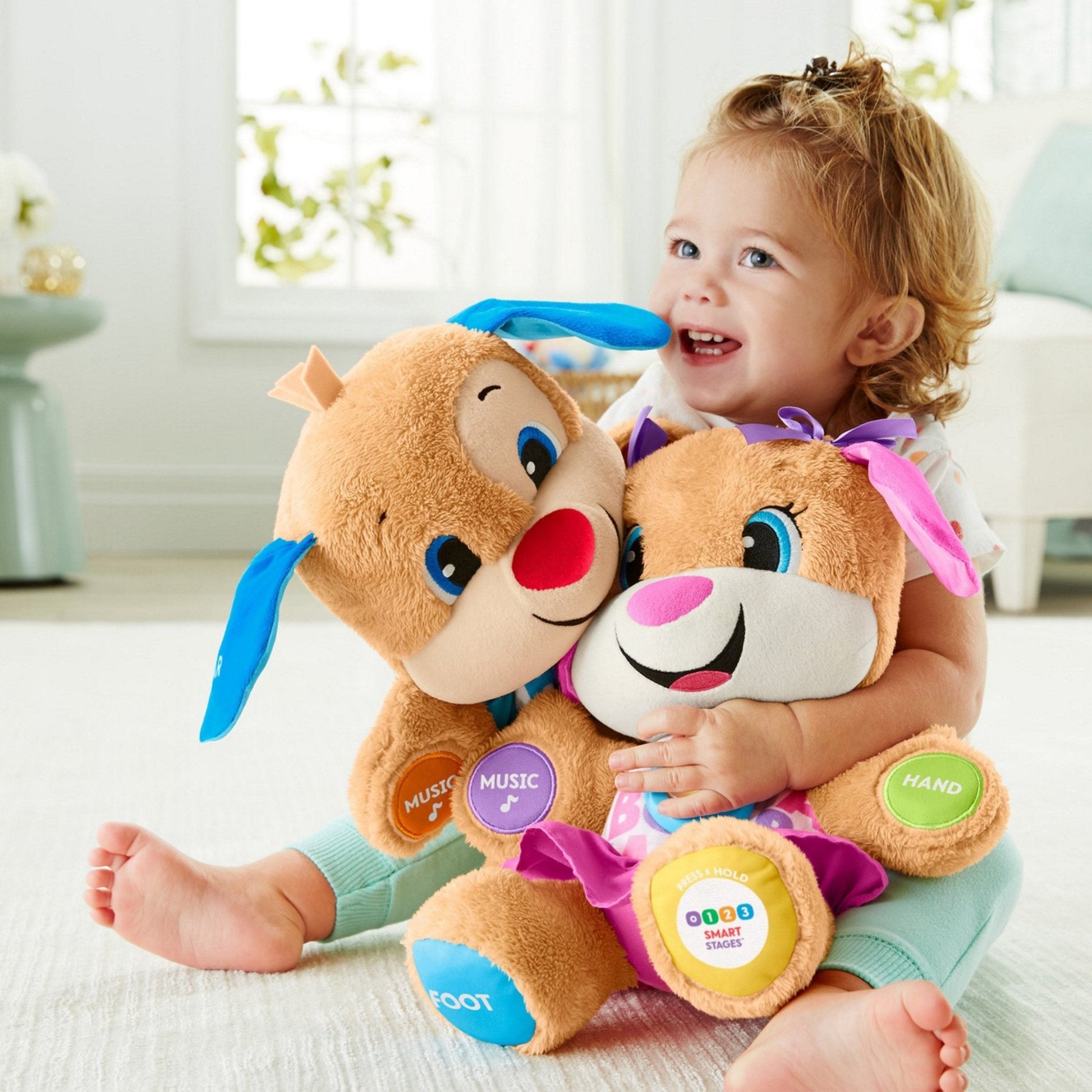 Fisher-Price Chiot Musical Laugh & Learn — 4 Langues | 6 Mois à 3 Ans - LumeraKids