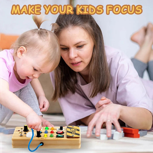 Montessori Busy Board - n/a - LumeraKids
