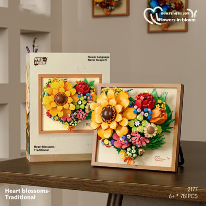 Creative Building Blocks Pansy Assembled Toys - 0 - LumeraKids