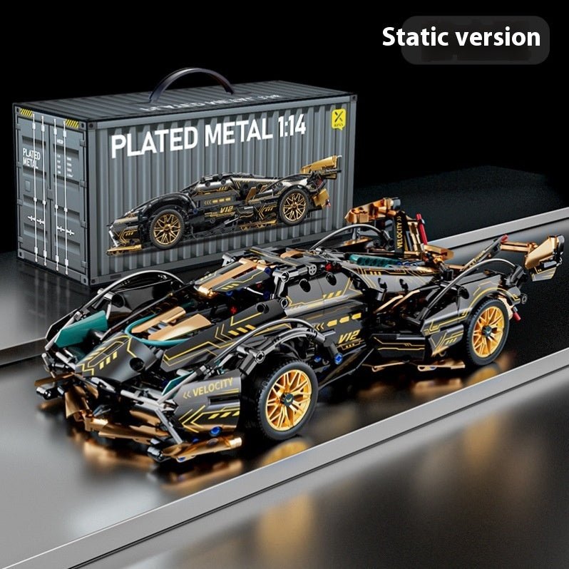 Building Blocks Remote Control Racing Model Assembled Toys - 0 - LumeraKids