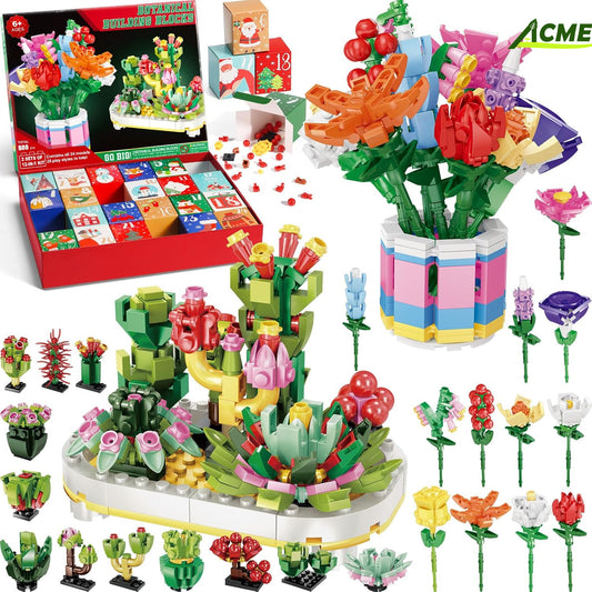 Small Particle Bouquet Building Blocks Christmas Blind Box - 0 - LumeraKids