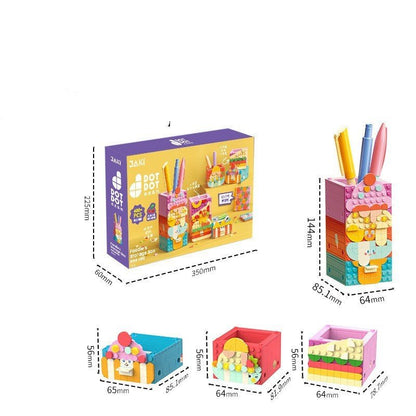 Puzzle Assembled Building Block Toys Desktop - 0 - LumeraKids