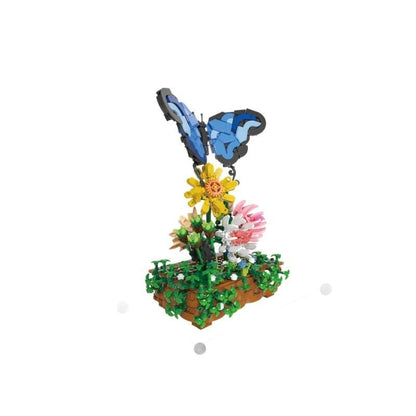 Small-piece Building Blocks Butterfly Puzzle Interlocking Gift Blocks Toy Ornaments - 0 - LumeraKids