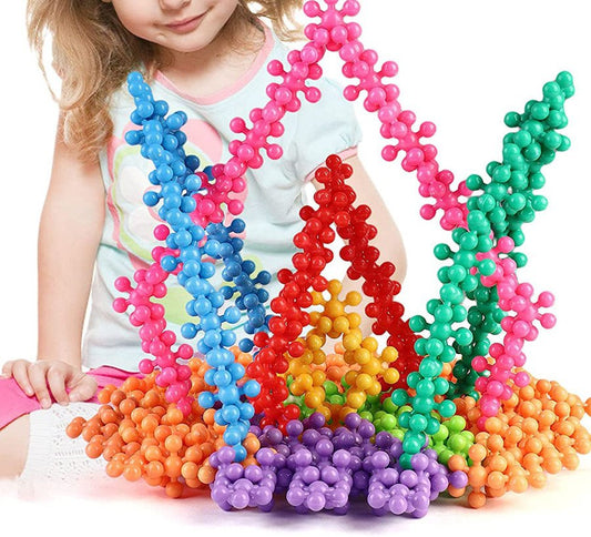 Creative DIY Building Blocks 3D Plum Blossom Children's Toys - 0 - LumeraKids