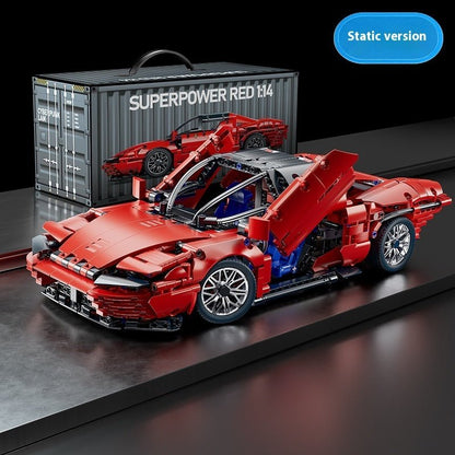 Building Blocks Remote Control Racing Model Assembled Toys - 0 - LumeraKids